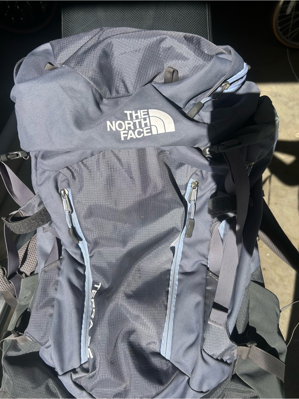 The North Face Blue/Grey Hiking Backpack - Terra 55